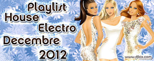 Playlist House Electro Décembre 2012