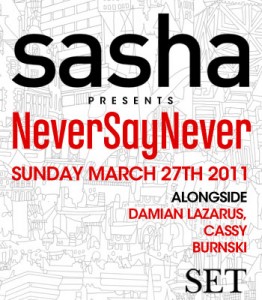 Never Say Never, Set Miami WMC 2011 (27-03-2011)